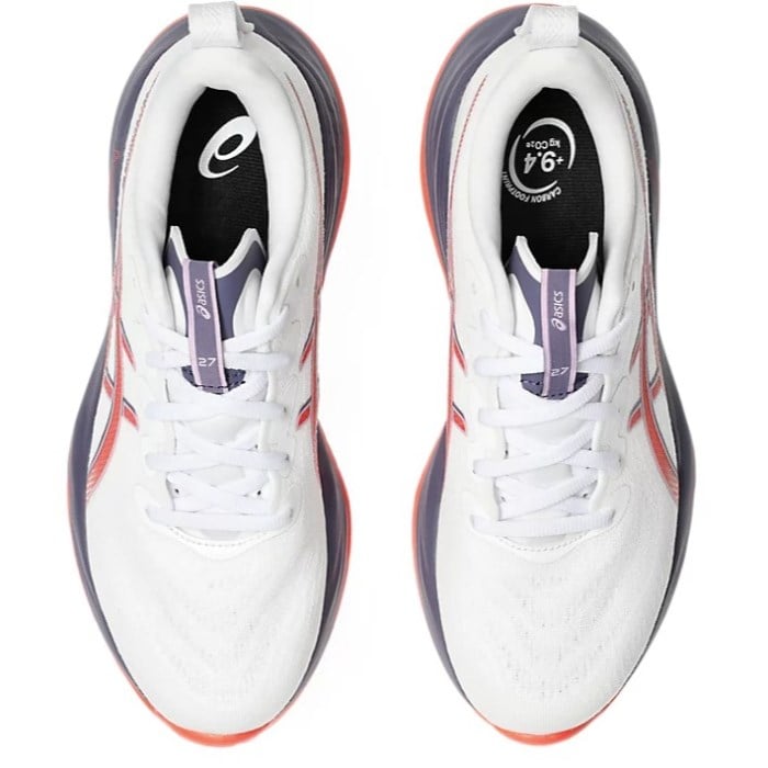 Asics Gel Cumulus 27 - Womens Running Shoes - White/Greyish Purple