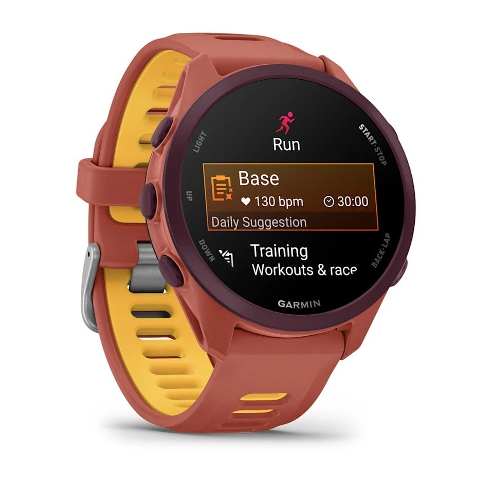 Garmin Forerunner 170 Music GPS Smartwatch - Red Pink/Mango - image 4