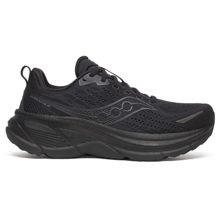 Saucony Hurricane 25 - Mens Running Shoes - Triple Black