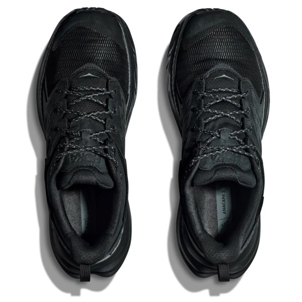 Hoka Anacapa 2 Low GTX - Mens Hiking Shoes - Black/Black