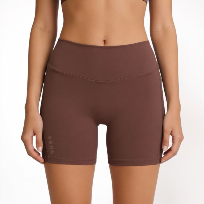 SUB4 Sports Bra & 4 inch Bike Shorts Bundle - Mocha