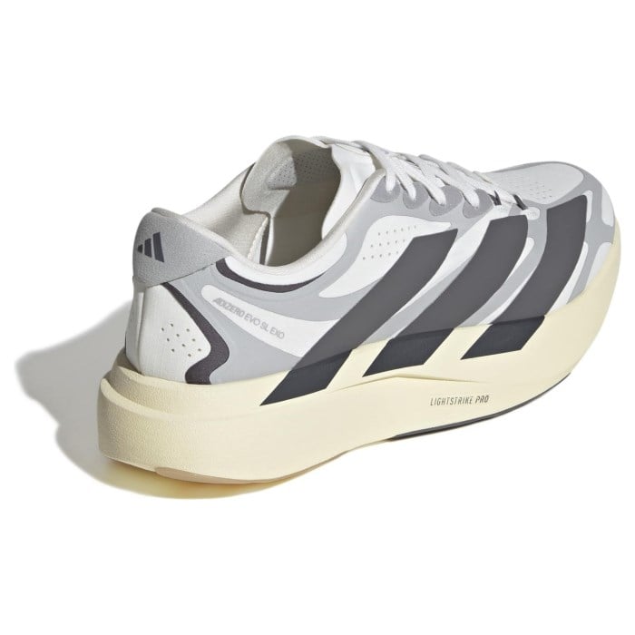 adidas Adizero Evo SL EXO - Mens Running Shoes - Core White/Utility Black/Grey Two - image 6