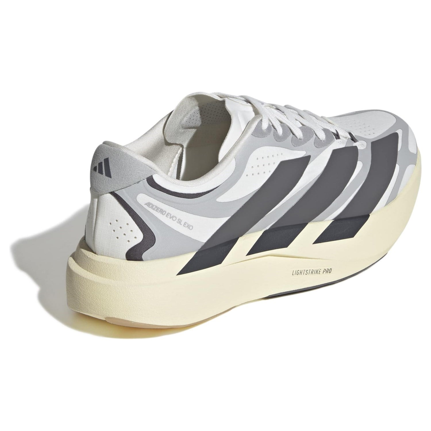 adidas Adizero Evo SL EXO - Mens Running Shoes - Core White/Utility Black/Grey Two - image 6
