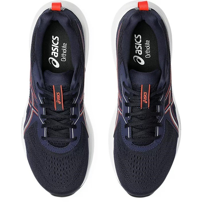 Asics Contend 9 - Mens Running Shoes - Midnight/Flash Red