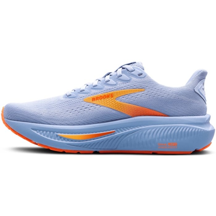Brooks Ghost 17 - Womens Running Shoes - Blue Heron/White/Orange