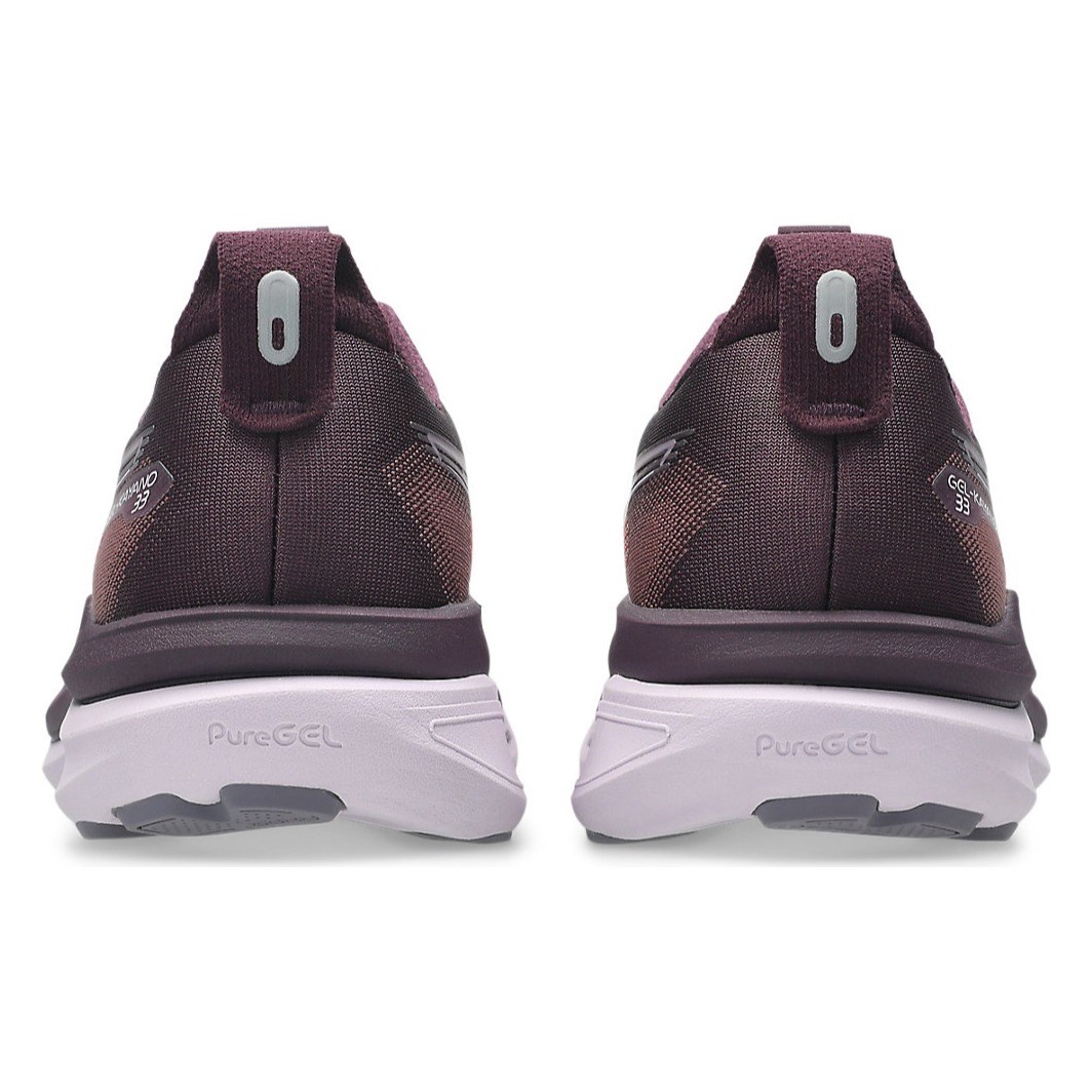 Asics Gel Kayano 33 - Womens Running Shoes - Dark Aubergine/Dahlia - image 6