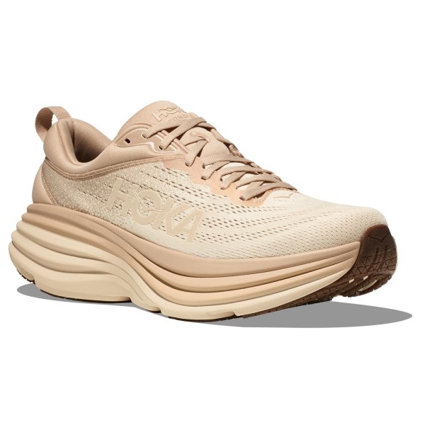 Hoka Bondi 8 - Mens Running Shoes - Sand/Vanilla
