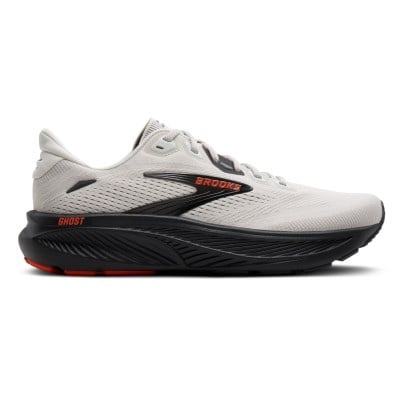 Brooks Ghost 18 - Mens Running Shoes - Coconut/Pearl/Tigerlily