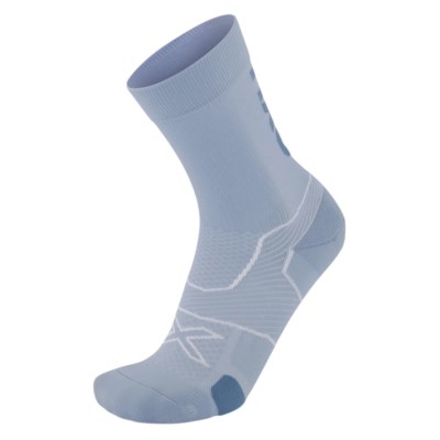 2XU Vectr Cushion Crew - Unisex Running Socks - Bay/Blue Shade