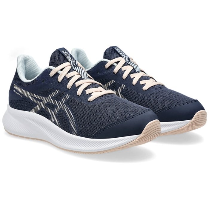 Asics Patriot 13 GS - Kids Running Shoes - Midnight/Pearl Pink