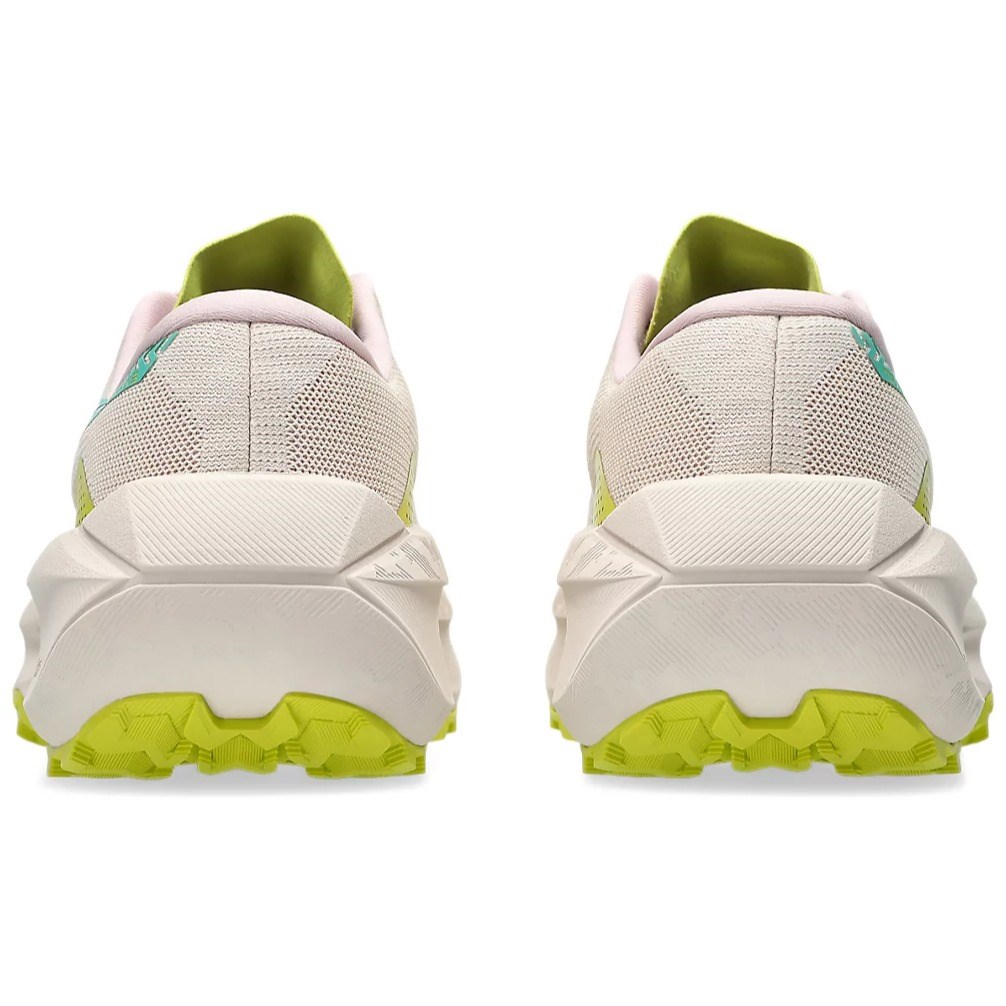 Asics Trabuco Max 5 - Womens Trail Running Shoes - Mineral Beige/Aurora Green
