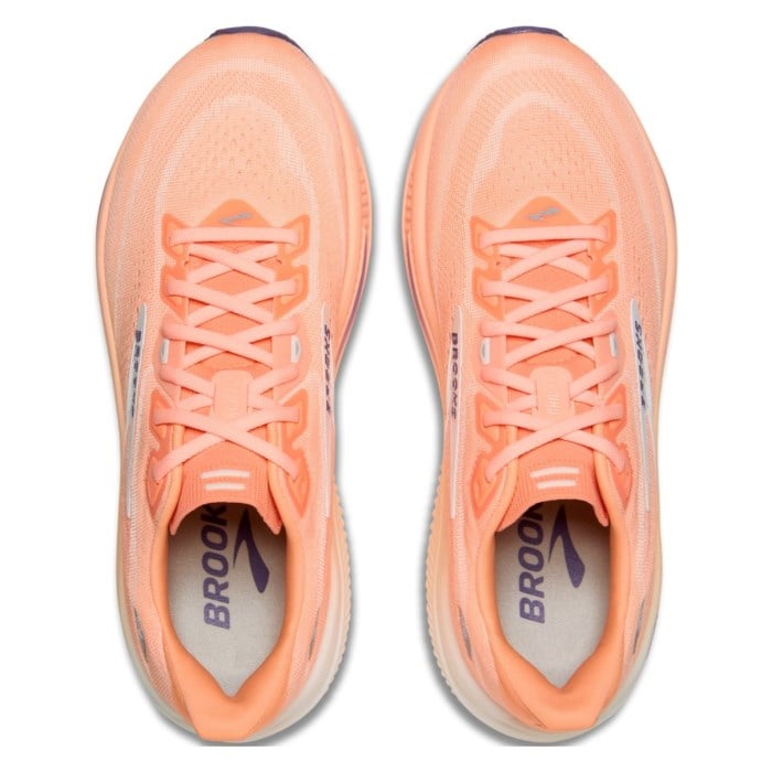 Brooks Ghost 18 - Womens Running Shoes - Peach/Grape/Coconut - image 3