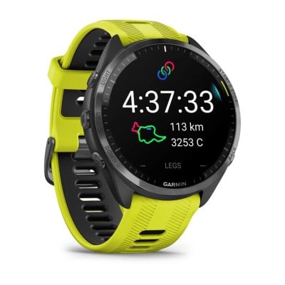Garmin Forerunner 965 - Premium GPS Running Smart Watch - Amp Yellow