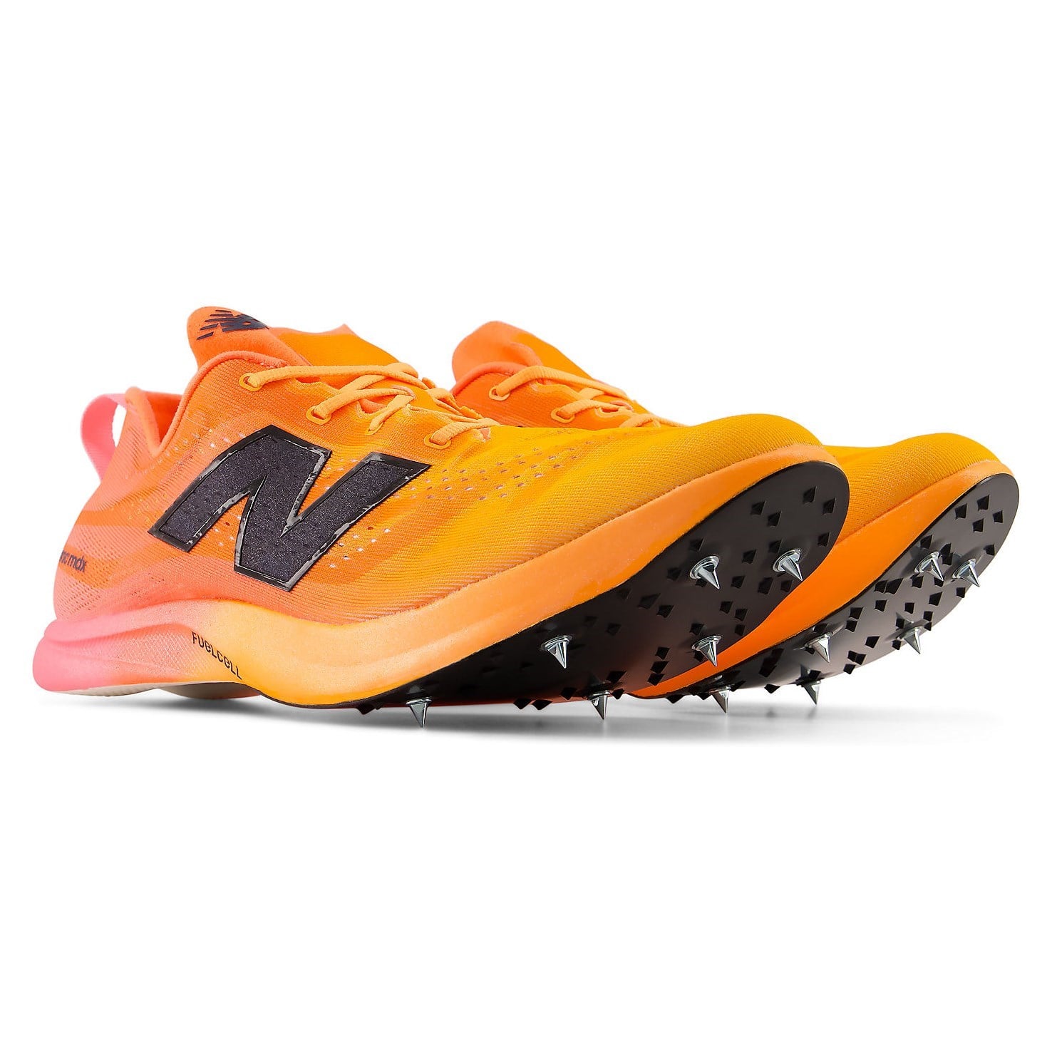 New Balance FuelCell SuperComp MD-X v3 - Unisex Mid-Distance Spikes - Hot Spot/Satsuma Orange - image 6
