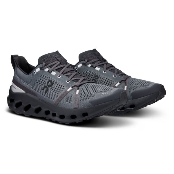 On Cloudsurfer Trail - Mens Trail Running Shoes - Eclipse/Black
