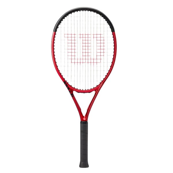 Wilson Clash 26 V2 Junior Kids Tennis Racquet - Black/Red