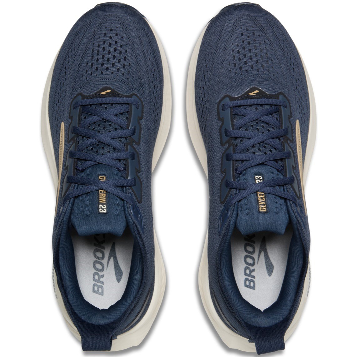 Brooks Glycerin 23 - Mens Running Shoes - Blue/Spellbound/Starfish