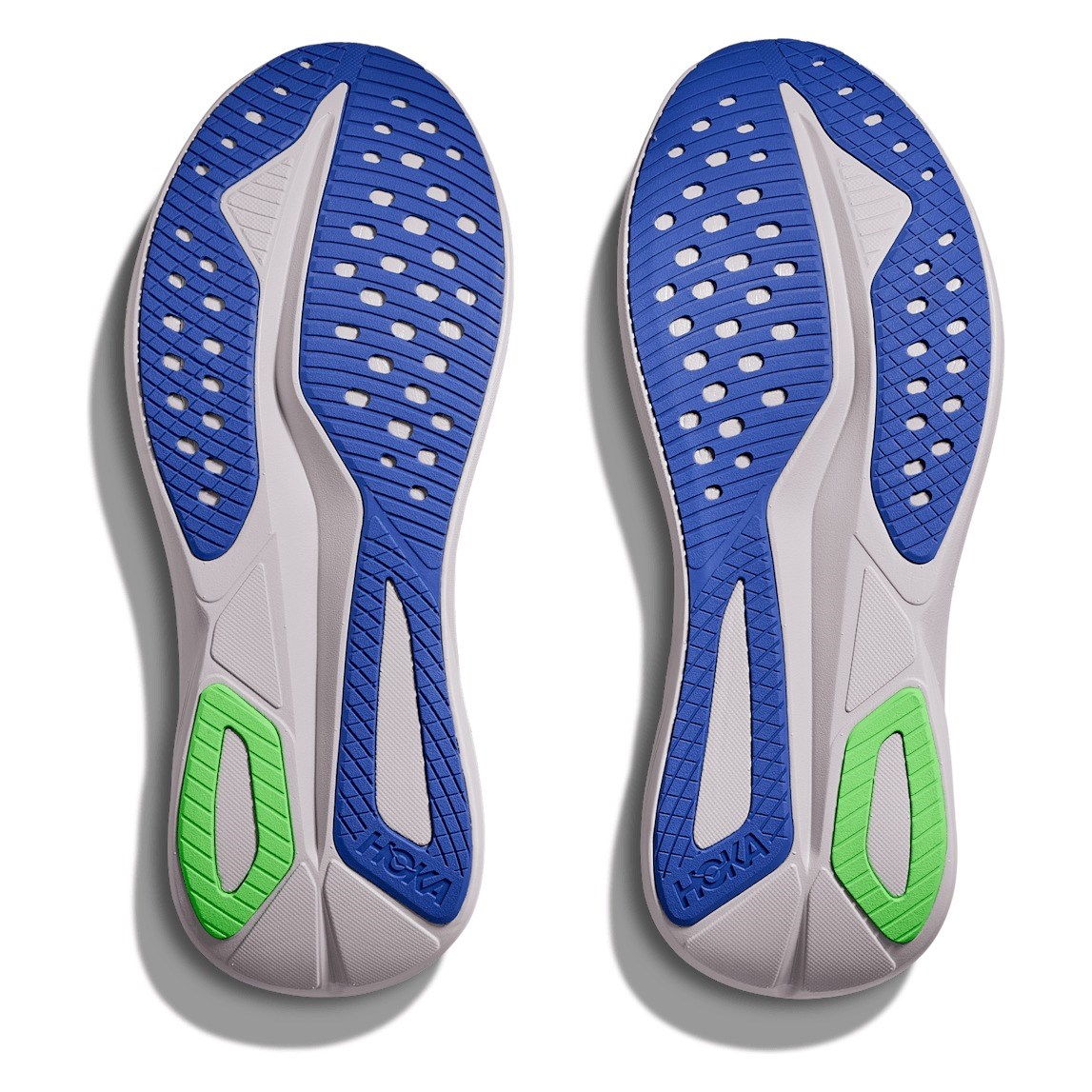 Hoka Mach 7 - Mens Running Shoes - Ash Grey/Cobalt Blue