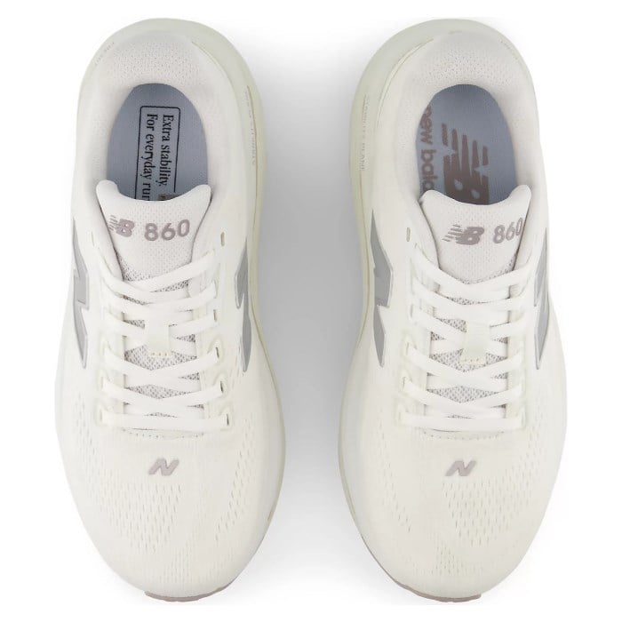 New Balance Fresh Foam X 860v15 - Womens Running Shoes - White/Silver Metallic