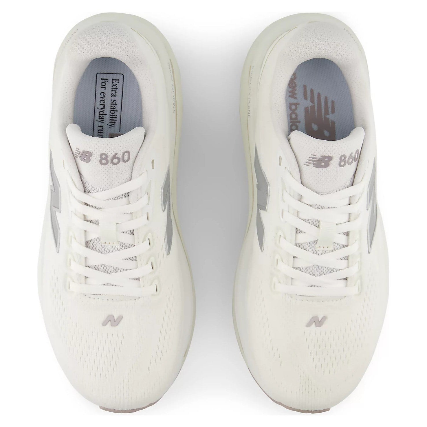 New Balance Fresh Foam X 860v15 - Womens Running Shoes - White/Silver Metallic