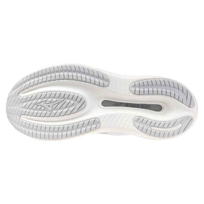 Mizuno Wave Rider 30 - Mens Running Shoes - White/White - image 5