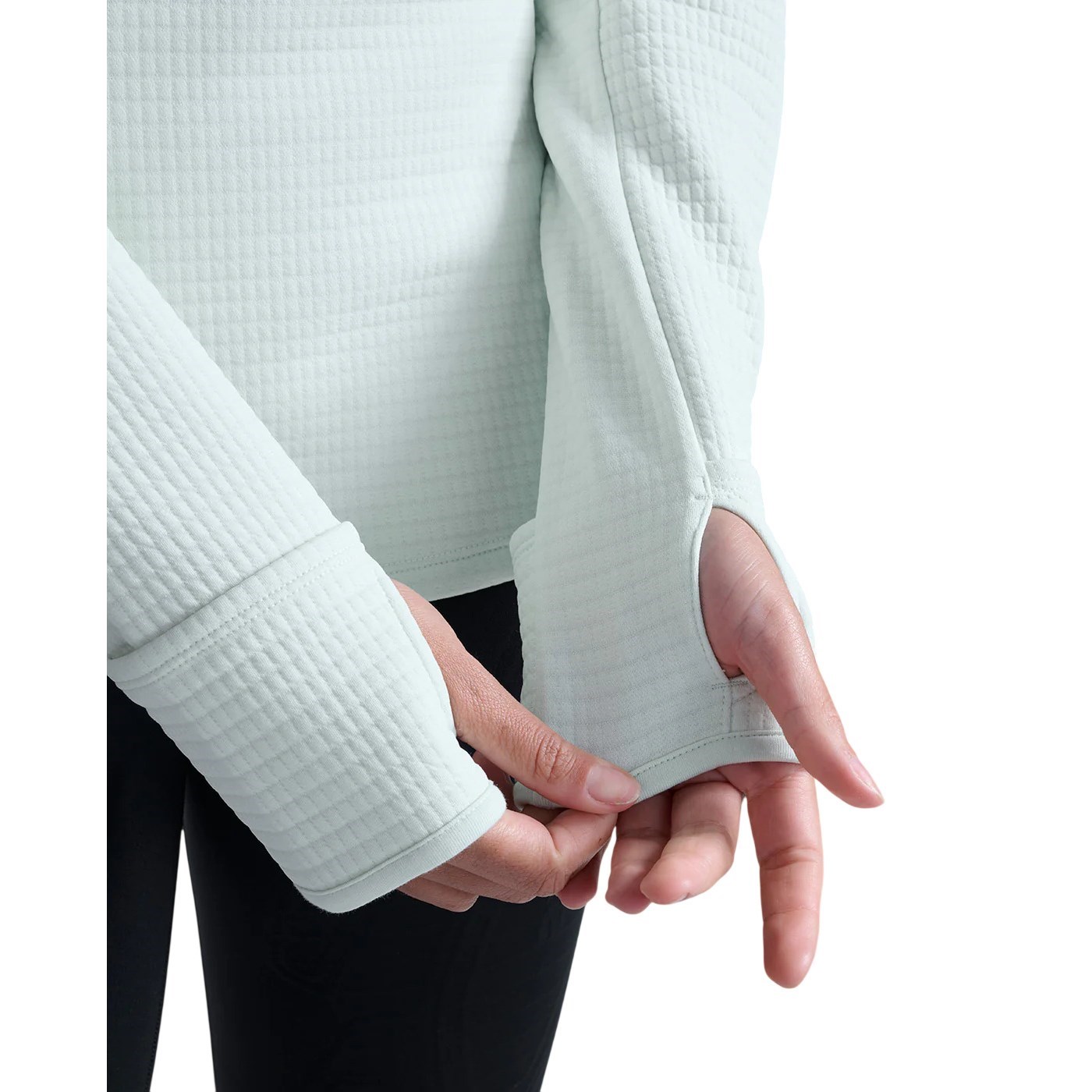 2XU Ignition Haptic Womens Running 1/4 Zip - Mint Dust/Mint Dust