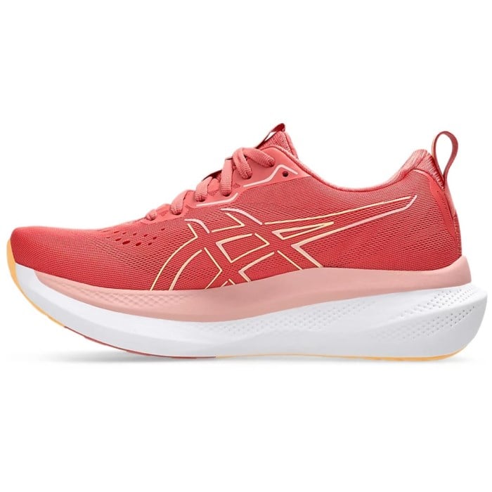 Asics GlideRide Max - Womens Running Shoes - Dark Pink Clay/Orange Glow