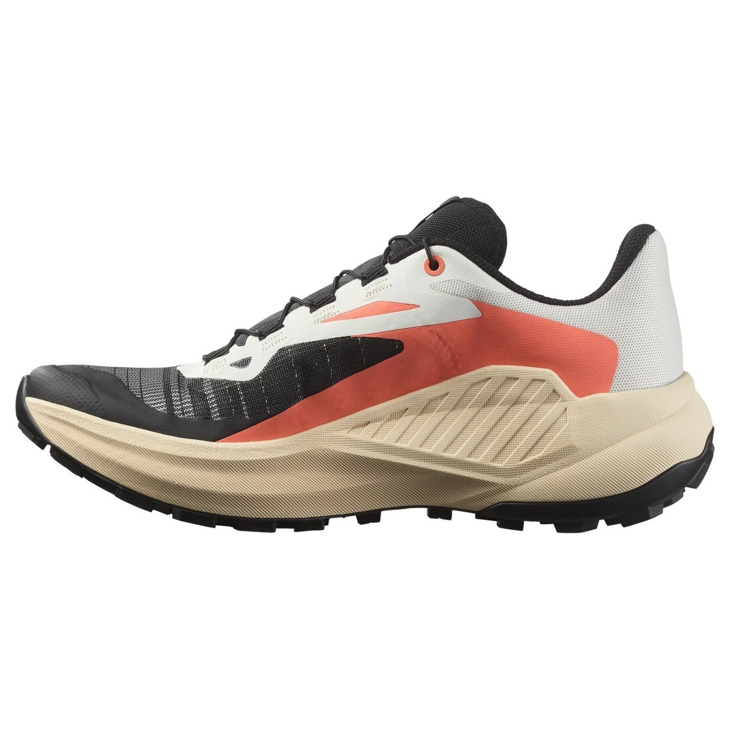 Salomon Genesis - Womens Trail Running Shoes - Fusion Coral/Tender Peach/Black