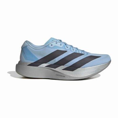 adidas Adizero Evo SL Woven - Mens Running Shoes - Clear Sky/Carbon/Silver Metallic