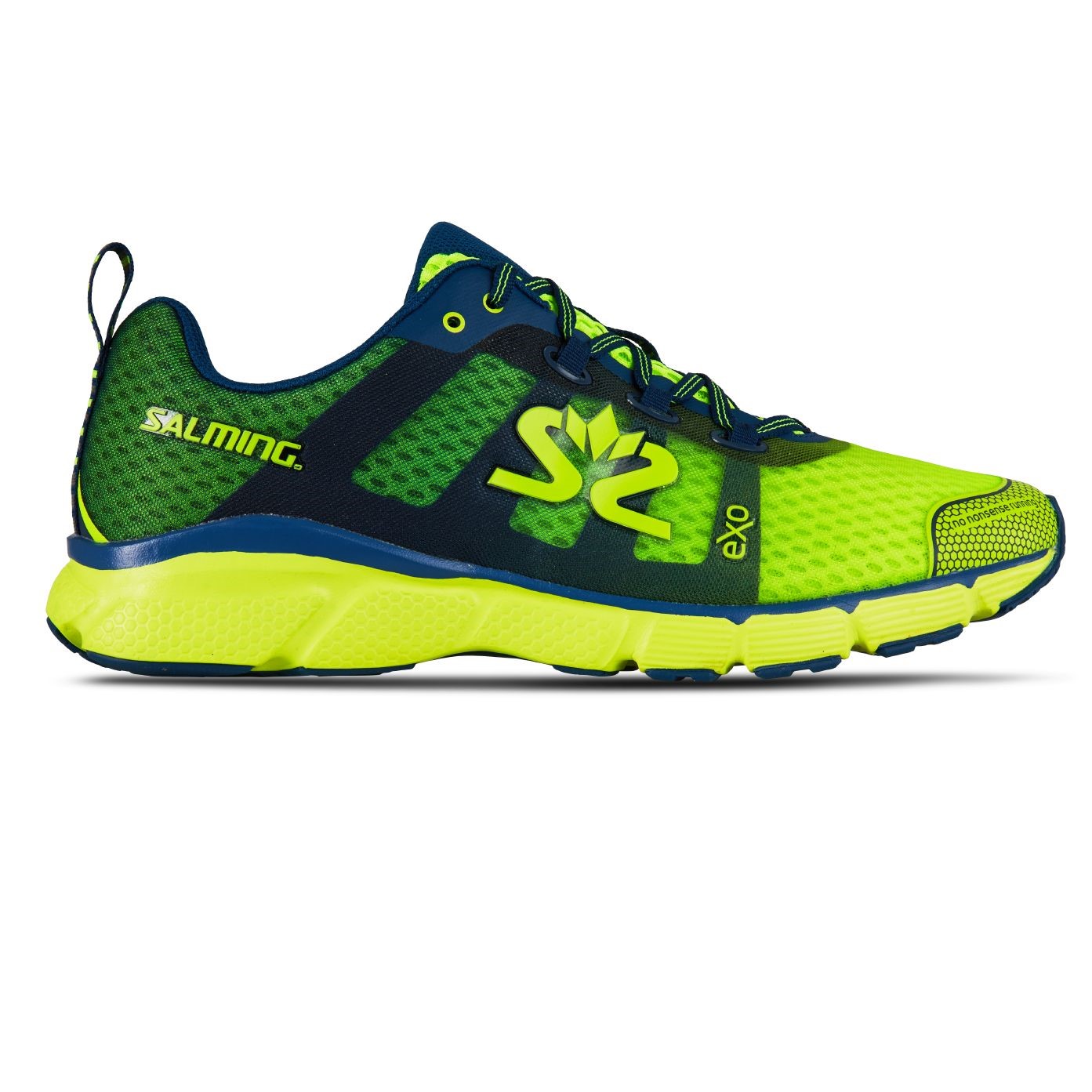 Salming Enroute Mens Running Shoes Safety Yellow/Poseidon