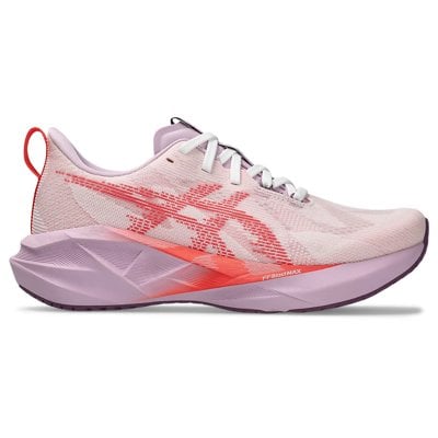 Asics NovaBlast 5 - Womens Running Shoes - White/Coral Reef