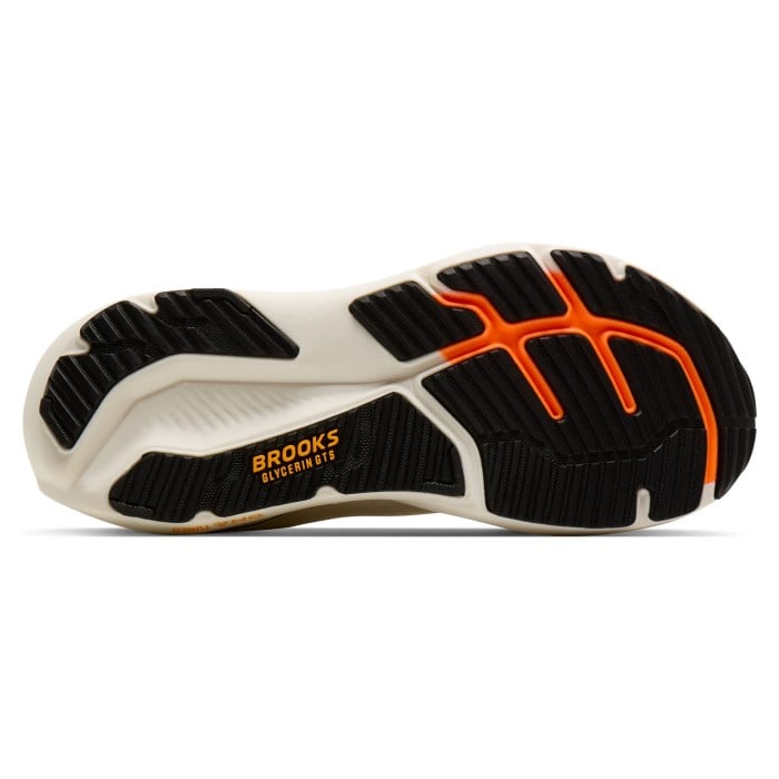 Brooks Glycerin GTS 23 - Mens Running Shoes - Arctic Wolf/Angora Orange - image 6