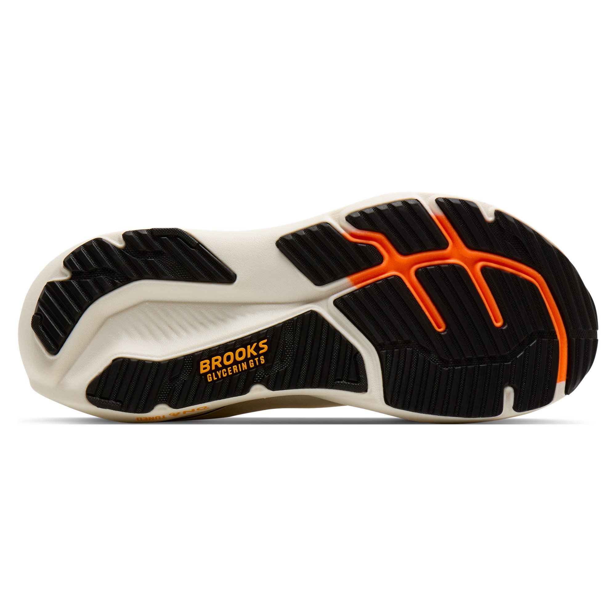 Brooks Glycerin GTS 23 - Mens Running Shoes - Arctic Wolf/Angora Orange - image 6