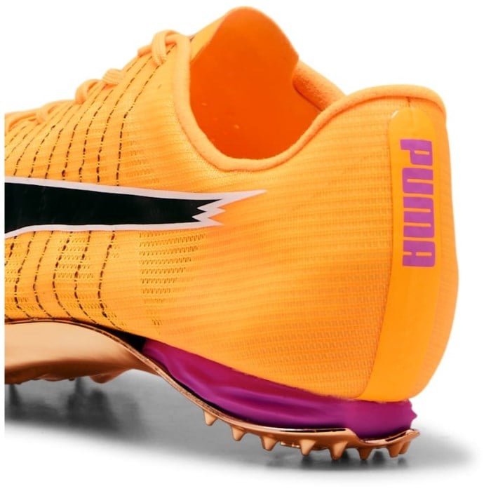 Puma evoSpeed 400 Nitro Elite 2 - Unisex Mid Distance Running Spikes - Sun Stream/Pure Magenta/Puma