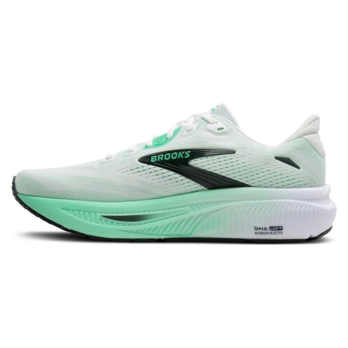 Brooks Ghost 18 - Mens Running Shoes - White/Spring Bud/Spruce - image 2