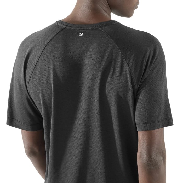 Salomon Shakeout Core Mens Short Sleeve T-Shirt - Deep Black