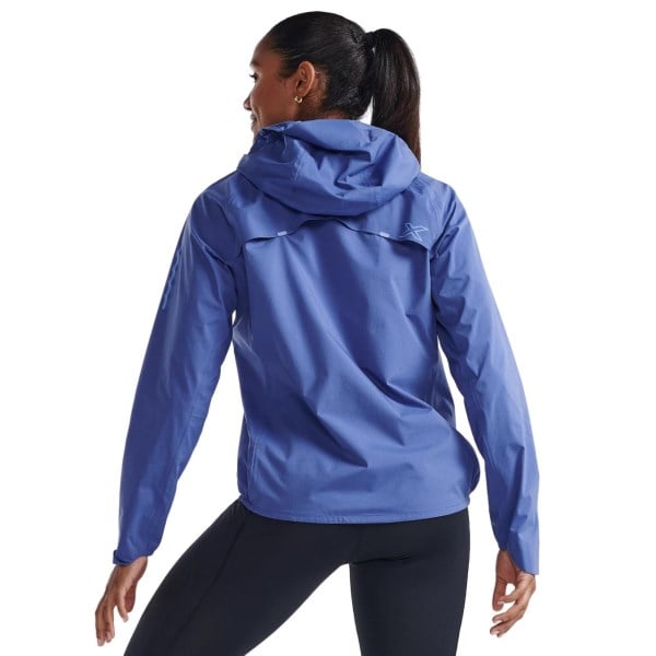 2XU Ignition Shield Womens Running Jacket - Marlin/Hydrangea Reflective