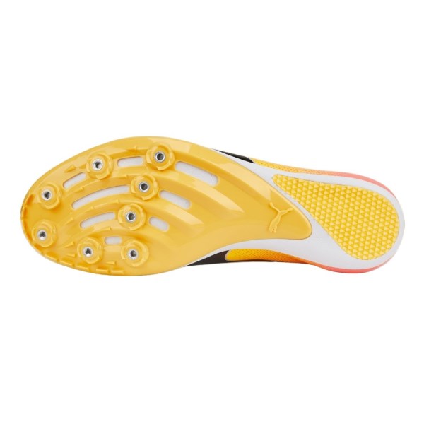 Puma evoSpeed Sprint 14 - Unisex Track and Field Shoes - Sun Stream/Sunset Glow/Puma Black