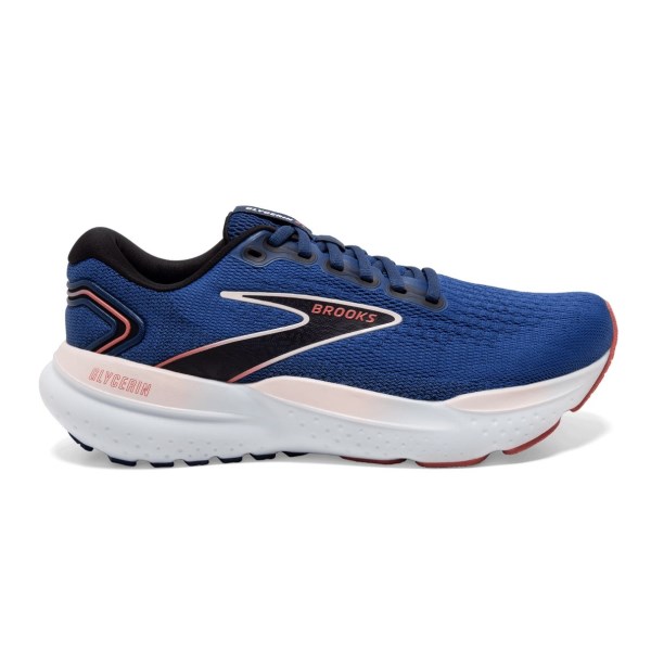 Brooks Glycerin 21 - Womens Running Shoes - Blue/Icy Pink/Rose