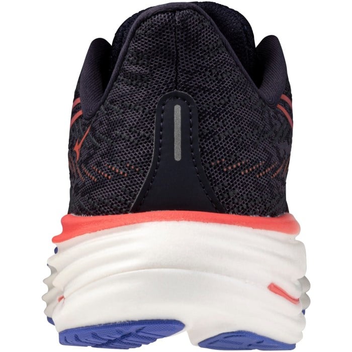 Mizuno Wave Rider 29 - Womens Running Shoes - Odyssey Grey/Iris Brown/Calypso Coral