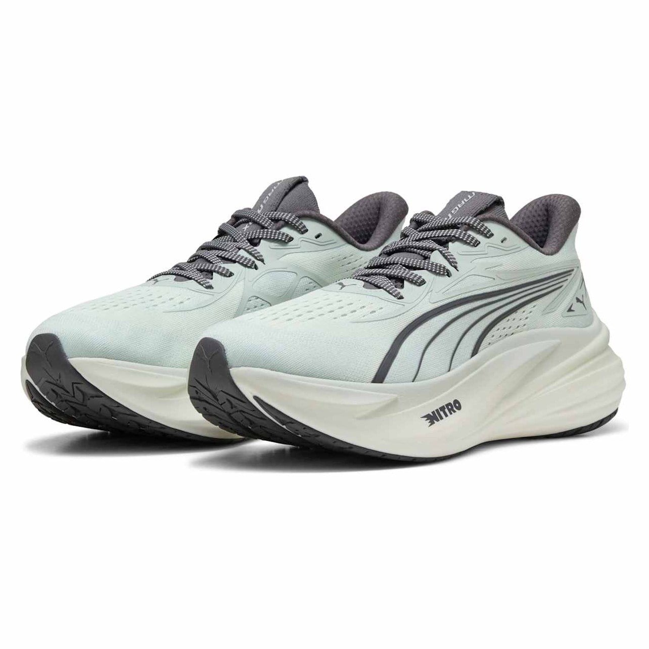 Puma MagMax Nitro 2 - Mens Running Shoes - Creme De Mint/Moody Gray - image 6