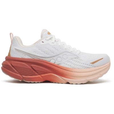 Saucony Hurricane 25 - Womens Running Shoes - White/Cameo