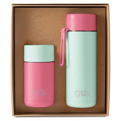 Frank Green The Essentials Gift Set - 355ml Cup + 595ml Straw Lid Bottle