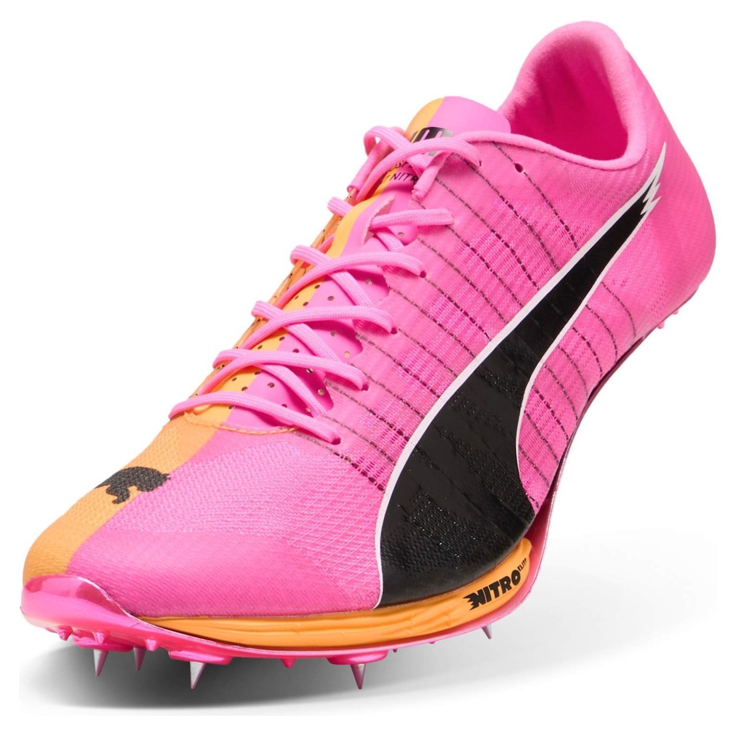 Puma evoSpeed Sprint Nitro Elite 2 - Unisex Sprint Spikes - Poison Pink/Sun Stream/Puma Black - image 5