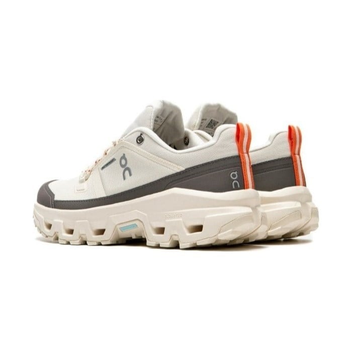 On Cloudrock Low Waterproof - Mens Hiking Shoes - Ivory/Ivory - image 7