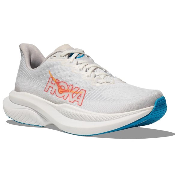 Hoka Mach 6 - Womens Running Shoes - White/Nimbus Cloud