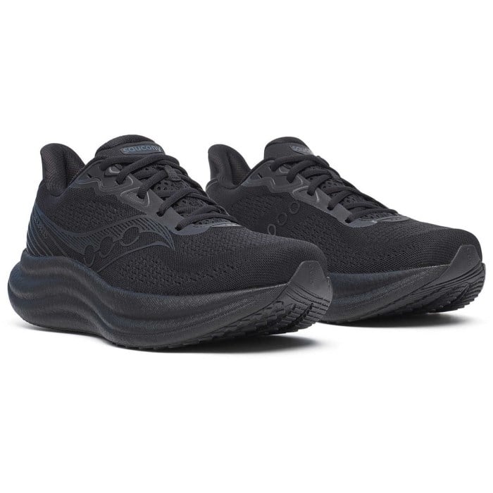 Saucony Triumph 23 - Mens Running Shoes - Triple Black