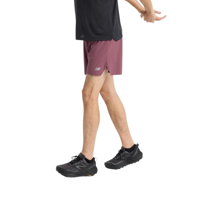 New Balance RC 5 Inch Mens Running Shorts - Faded Plum