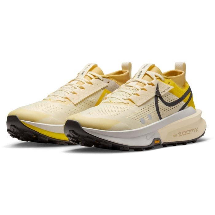 Nike ZoomX Zegama Trail 2 - Mens Trail Running Shoes - Alabaster/Medium Ash/Lightening