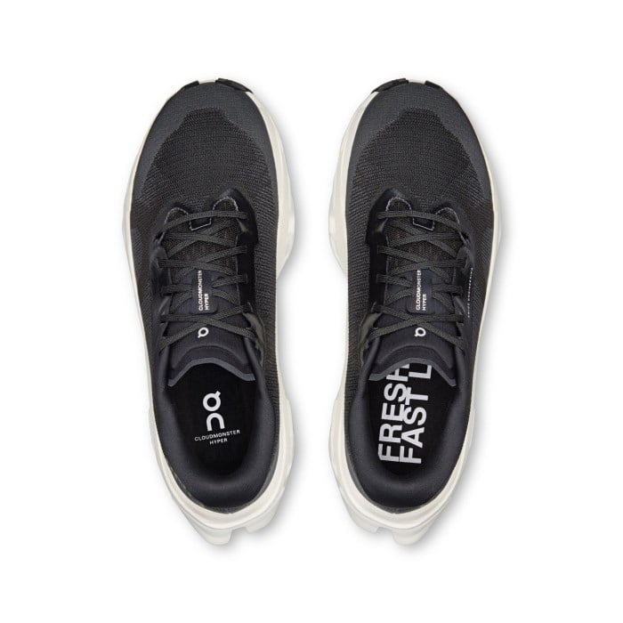 On Cloudmonster Hyper 3 - Womens Running Shoes - Black/Ivory